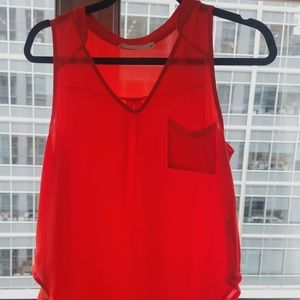 Sz Small Lush Tank Poppy Color